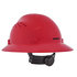 20824 by JACKSON SAFETY - Advantage Full Brim Hard Hat, Vented, Red