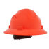 20825 by JACKSON SAFETY - Advantage Full Brim Hard Hat, Vented, Hi-Vis Orange