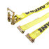 48672-13 by ANCRA - Ratchet Tie Down Strap - 2 in. x 144 in., Yellow, Polyester, with Spring load E Fittings