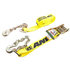 45982-15 by ANCRA - Ratchet Tie Down Strap - 2 in. x 324 in., Yellow, Polyester, with Chain Anchors & Long/Wide Handle