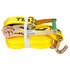 45982-42 by ANCRA - Ratchet Tie Down Strap - 2 in. X?324 in., Yellow, Polyester, with J-Hooks & Long/Wide Handle