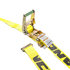 49021-21 by ANCRA - Ratchet Tie Down Strap - 192 in., Gray, Polyester, Spring E Fittings, Heavy-Duty