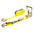 45982-42 by ANCRA - Ratchet Tie Down Strap - 2 in. X?324 in., Yellow, Polyester, with J-Hooks & Long/Wide Handle