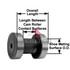 Meritor 1779K63 Air Brake Spring Brake Chamber Service Kit BRAKE SHOE ROLLER
