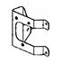 A22-69309-001 by FREIGHTLINER - Air Brake Gladhand Holder Mounting Bracket