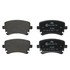 602889 by ATE BRAKE PRODUCTS - ATE Original Semi-Metallic Rear Disc Brake Pad Set 602889 for Audi