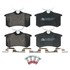 602984 by ATE BRAKE PRODUCTS - ATE Semi-Metallic Rear Disc Brake Pad Set 602984 for Peugeot, Volkswagen