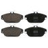 602985 by ATE BRAKE PRODUCTS - ATE Original Semi-Metallic Front Disc Brake Pad Set 602985 for Volvo