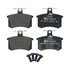 603602 by ATE BRAKE PRODUCTS - ATE Original Semi-Metallic Rear Disc Brake Pad Set 603602 for Audi