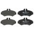 603990 by ATE BRAKE PRODUCTS - ATE Semi-Metallic Rear Disc Brake Pad Set 603990 for Sprinter