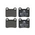 604034 by ATE BRAKE PRODUCTS - ATE Original Semi-Metallic Rear Disc Brake Pad Set 604034 for Mercedes-Benz