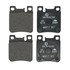 604047 by ATE BRAKE PRODUCTS - ATE Semi-Metallic Rear Disc Brake Pad Set 604047 for Chrysler, Mercedes-Benz