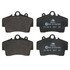 604815 by ATE BRAKE PRODUCTS - ATE Original Semi-Metallic Front Disc Brake Pad Set 604815 for Porsche