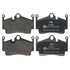 604816 by ATE BRAKE PRODUCTS - ATE Original Semi-Metallic Rear Disc Brake Pad Set 604816 for Porsche