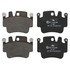 604987 by ATE BRAKE PRODUCTS - ATE Original Semi-Metallic Front Disc Brake Pad Set 604987 for Porsche