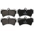 604993 by ATE BRAKE PRODUCTS - ATE Semi-Metallic Front Disc Brake Pad Set 604993 for Audi, Porsche, Volkswagen