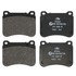 604994 by ATE BRAKE PRODUCTS - ATE Original Semi-Metallic Front Disc Brake Pad Set 604994 for Mercedes-Benz