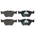 606033 by ATE BRAKE PRODUCTS - ATE Original Semi-Metallic Front Disc Brake Pad Set 606033 for BMW