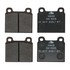 606028 by ATE BRAKE PRODUCTS - ATE Original Semi-Metallic Front Disc Brake Pad Set 606028 for Volkswagen
