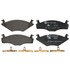 607033 by ATE BRAKE PRODUCTS - ATE Original Semi-Metallic Front Disc Brake Pad Set 607033 for Volkswagen