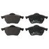 607077 by ATE BRAKE PRODUCTS - ATE Original Semi-Metallic Front Disc Brake Pad Set 607077 for Audi, Volkswagen