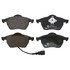 607122 by ATE BRAKE PRODUCTS - ATE Original Semi-Metallic Front Disc Brake Pad Set 607122 for Audi, Volkswagen
