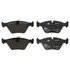 607155 by ATE BRAKE PRODUCTS - ATE Original Semi-Metallic Front Disc Brake Pad Set 607155 for BMW