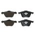 607187 by ATE BRAKE PRODUCTS - ATE Original Semi-Metallic Front Disc Brake Pad Set 607187 for Volvo