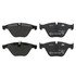 607275 by ATE BRAKE PRODUCTS - ATE Original Semi-Metallic Front Disc Brake Pad Set 607275 for BMW