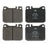 609029 by ATE BRAKE PRODUCTS - ATE Original Semi-Metallic Front Disc Brake Pad Set 609029 for Mercedes-Benz