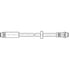 331435 by ATE BRAKE PRODUCTS - ATE Original Front Brake Hydraulic Hose for Audi 331435