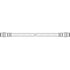 ATE Brake Products 331512 Brake Hydraulic Hose ATE Original Rear Brake Hydraulic Hose for BMW 331512
