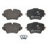 602601 by ATE BRAKE PRODUCTS - ATE Original Semi-Metallic Front Disc Brake Pad Set 602601 for BMW, Mini, Toyota