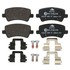 602722 by ATE BRAKE PRODUCTS - ATE Original Semi-Metallic Rear Disc Brake Pad Set 602722 for Land Rover, Volvo