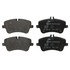 602726 by ATE BRAKE PRODUCTS - ATE Original Semi-Metallic Front Disc Brake Pad Set 602726 for Mercedes-Benz