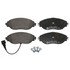 602764 by ATE BRAKE PRODUCTS - ATE Original Semi-Metallic Front Disc Brake Pad Set 602764 for Audi, Volkswagen