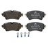 602796 by ATE BRAKE PRODUCTS - ATE Original Semi-Metallic Rear Disc Brake Pad Set 602796 for Audi