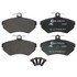 602821 by ATE BRAKE PRODUCTS - ATE Original Semi-Metallic Front Disc Brake Pad Set 602821 for Volkswagen