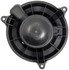 PM9201 by CONTINENTAL AG - HVAC Blower Motor - 12V, 3.687 in. Shaft Length, Blade Terminal, Clockwise Rotation, Flanged End