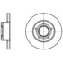 410154 by ATE BRAKE PRODUCTS - ATE Original Rear Disc Brake Rotor 410154 for Audi