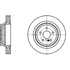 424212 by ATE BRAKE PRODUCTS - ATE Original Rear Disc Brake Rotor 424212 for Mercedes Benz