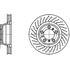 ATE Brake Products 428265 Disc Brake Rotor ATE Original Rear Left Disc Brake Rotor 428265 for Porsche
