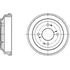 ATE Brake Products 480063 Brake Drum Set ATE Original Rear Drum Brake 480063 for Honda