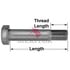 R303691 by MERITOR - Bolt - Suspension Hardware Bolt