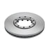 76801 by DURABRAKE - Air Disc Rotor Hat Shape-Flat Wabco PAN 22-1
