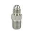 2404-04-04 by TOMPKINS - Hydraulic Fitting, 04MJ-04MP, 7/16-20 Male JIC x 1/4-18 Male NPT, Carbon Steel