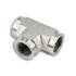 5605-12-12-12 by TOMPKINS - Hydraulic Coupling/Adapter - Female Pipe Tee, Steel