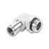 4601-20-20 by TOMPKINS - Brake Hydraulic Hose Fitting - Steel, 20 Beaded Stem, 90-deg. Elbow Type