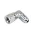 Tompkins 6500-04-04 Hydraulic Coupling / Adapter Hydraulic Coupling/Adapter - MJ x FJ 90, Swivel Nut Elbow, Steel