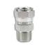 6505-12-12 by TOMPKINS - Hydraulic Coupling/Adapter - MP x FJX, Swivel Nut Male Adaptor, Steel